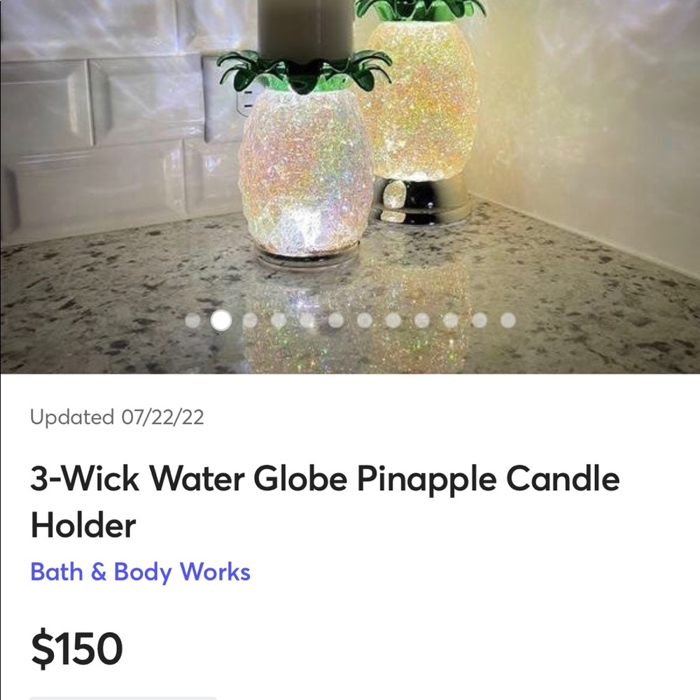 Selling bath & body’s candle holder originally $150 now for $85